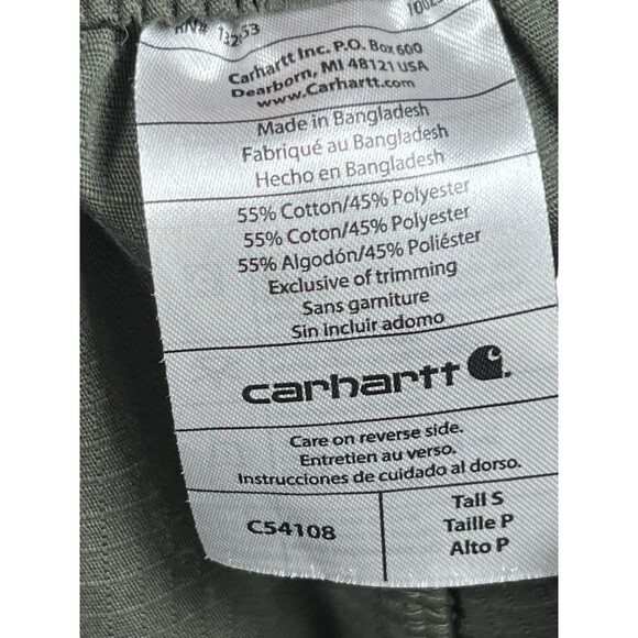 Carhartt Men’s L Tall Ripstop Bootcut Cargo Scrub Pants Healthcare Utility - Picture 12 of 12